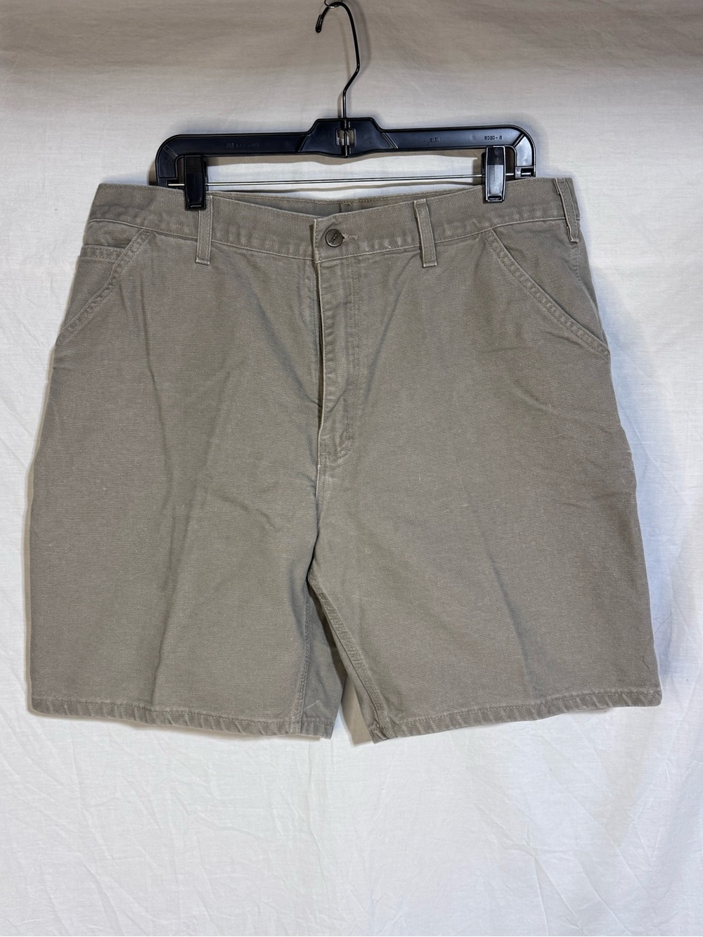 Carhartt Men's Flat Front Khaki Work Shorts